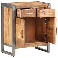 vidaXL Credenza 60x35x72 cm in Legno di Mango Grezzo
