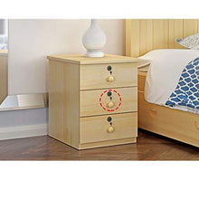 Comodino Comodino in legno massello Armadio di stoccaggio semplice e indipendente, Armadietto, Camera da letto multifunzione, Comodino semplice Piccolo comodino con serratura Può essere posizionato su
