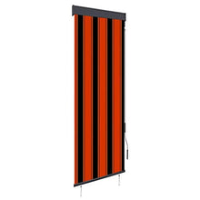 vidaXL - Tenda avvolgibile per esterni, 60 x 250 cm, arancione e marrone