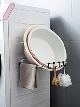 Porta lavabo da bagno pieghevole senza perforazione