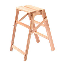 HOUSE COLLECTION Scaletta in Legno Naturale 3 gradini