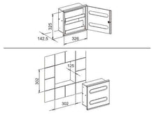 Keuco Plan Integral Module Lavabo 2 44985, Cromato e in Alluminio, incernierato a Destra - 44985011702