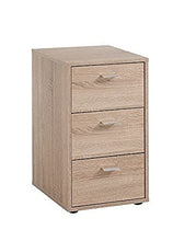 FMD Moebel Gea A3 Comodino, 35x39,9x62,4 H cm, Rovere, Nobilitato