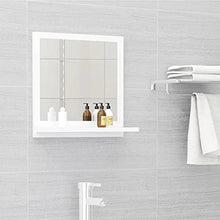 vidaXL Specchio da Bagno Rovere Sonoma 90x10,5x37 cm in Truciolato