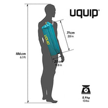 Uquip Variety L - Tavolo Pieghevole da Campeggio in Alluminio (120 x 70cm)