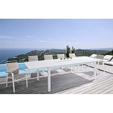 Bizzotto Tavolo Egil 200-300x100 Alluminio Bianco cod.0662169
