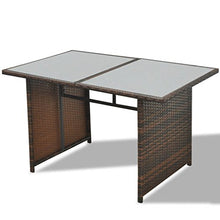 Tidyard Set Divani da Giardino 28 pz in Polirattan,Divano da Soggiorno,Salotto e Ufficio Stile Classico Marrone