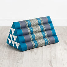 livasia | Cuscino Triangolare thailandese | Sostegno della Schiena e della nuca | Cuscino Relax dai Colori allegri