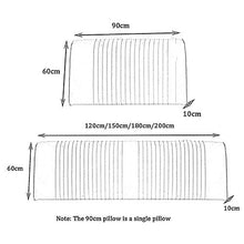 LXLIGHTS Capezzale Cuscino Testiera, Cuscino per Schienale Imbottito in Microfibra per Divano Letto Camera da Letto, Rimovibile E Lavabile, 7 Colori, Personalizzabile