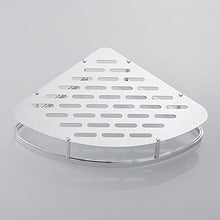 Mensola da bagno a 3 ripiani doccia scaffale angolare senza trapano, cestino angolare a tre livelli rack scaffale da doccia e angolo in alluminio con montaggio a parete