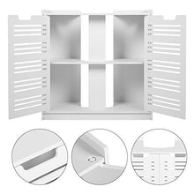 DAUERHAFT Armadietto portaoggetti, Accessorio da Bagno Robusto Mobile lavello Ecologico, per WC da Bagno