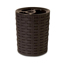 Porta Spazzolini da appoggio wengè MOD. Rattan
