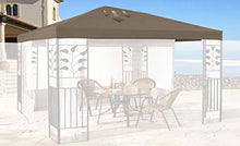 QUICK STAR Tetto di Ricambio per Gazebo 3x3m Marrone-Grigio