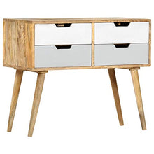 FAMIROSA Credenza 85x40x71 cm in Legno Massello di Mango Marrone
