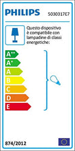 Philips Lighting Limbali Lampada Faretti a Spirale 3 Luci 3 x 50 W, Argento