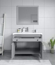 Badplaats B.V. Mobili da Bagno Jura 100 cm Grau - Armadio mobiletto lavabo Mobili Armadietto