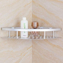 Yxsd Mensole da bagno Organizzatore in alluminio Vasca da bagno supporto triangolare angolare mensola doccia montato a parete (Dimensioni: 20 cm)