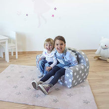 KNORRTOYS.COM Knorrtoys 68441-Kindersofa-Stars White Divano per Bambini