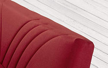 Dafnedesign.Com - Divano Letto 3 posti - Colore: Rosso - Versione: 3 posti - e Similpelle - Letto Una Piazza e Mezzo - cm. 225 x 87 x 92h