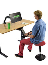 Uncaged ergonomico Sit attivamente, tavolino sgabello 13" Round Seat Red