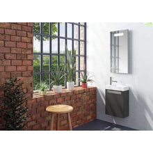 Kit Mobile lavabo RIHO & SLIMLINE SET 60 in legno laccato satinato opaco, 60 x 38 a 60,5 cm