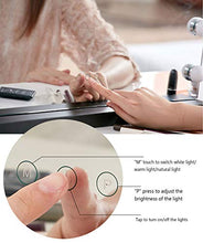 Specchio Cosmetico con Luci A LED,Specchio Cosmetico per Trucco con 15 Lampadine A LED E 3 Luci Dimmerabili,Controllo Touch,Bianco