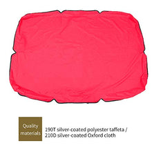 Wowlela Copertura di Ricambio Universale per Dondolo a 3 posti, Protezione UV 190x132x15cm