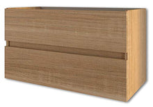 giordanoshop Mobile Bagno Sospeso 100 cm Lavabo e Specchio Tavassi Giove Rovere Chiaro