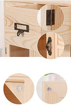 Mobile Contenitore In Legno Massello Con 3 Cassetti, Contenitore Cosmetico Desktop Di Grande Capacità, Utilizzato Nel Corridoio Del Bagno Della Camera Da Letto, Completamente Assemblato, 35X30X20CM