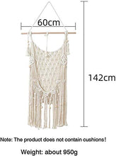CNMYDZ Amaca Gatti, Confortevoli sedie impiccanti robuste, Sedia Beige Hammock, Corda appesa in Cotone
