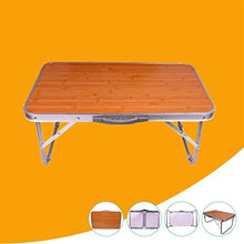 SXGKY Scrivania per Computer Pieghevole, Tavolo da Pranzo per Bambini, Tavolo in Alluminio Portatile, Sia per Uso Interno Che Esterno, 65x40x30 cm Scrivania Portatile FF