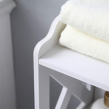 GFDGFDG Armadietto Bagno Organizer da Terra Impermeabile MDF Rack Mobili da Bagno Robusti Bianchi per Soggiorno Camera da Letto Corridoio Cucina