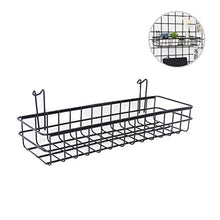 Topbathy, scaffale da Parete in Rete Metallica, Ideale da Appendere, per Alimenti, Posta, riviste, Ottimo in Cucina e in Bagno