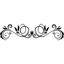 T-MK337 - Adesivi per testiera del letto, 35 x 140 cm, colore: Nero