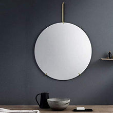 IG Specchio da Bagno Nordico a Muro/Specchio Rotondo/per Trucco Specchio a Sospensione/Specchio per il Bagno