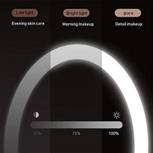 LLG Household Items& con Luce Ricaricabile, Trucco dello Specchio del LED con Touch Screen dimmerabile 180 Gradi Rotazione Libera