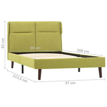SKM Giroletto Verde in Tessuto 90x200 cm (18.2kg)