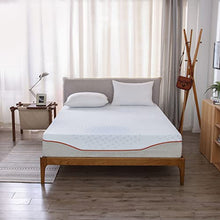 Alkove - Materasso singolo ibrido in memory a 7 zone, con molle insacchettate indipendenti e coprimaterasso sfoderabile, 80 x 190 x 27 cm