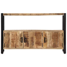 FAMIROSA Armadietto 120x30x75 cm in Legno Massello di Mango