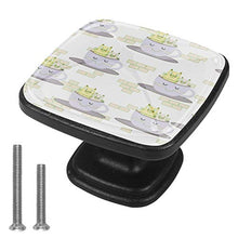Attraverso il gattino gatto Pomelli per Porta Set di 4 Pomelli per Mobili Manopole per Cassetti Cucina Armadio Vetro