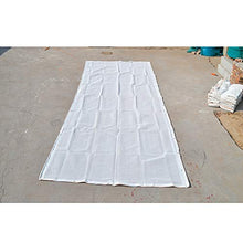 Moolo Rete ombreggiante Shading Net, Encryption Sunscreen 1.8Mx6M 8 Pin Forato Giardino Balcone Giardino Bianco (Dimensioni : 1.8Mx6M(Non-Flammable))