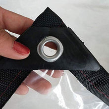 CXF Telone Trasparente Telone Occhiellato Impermeabile Trasparente, Occhielli, Esterno, Cortile, Copertura Vegetale, La Dimensione può Essere Personalizzata (Size : 3x3m)