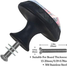 Concept Car Pomelli per Porta Set di 4 Pomelli per Mobili Manopole per Cassetti Cucina Armadio Vetro