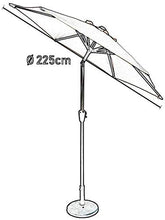 FGVDJ Ombrelloni da Giardino per Esterni Ombrelloni da 7 Piedi / 2,25 m Ombrellone da Esterno per ombrelloni da Spiaggia/Piscina/Patio Protezione Solare Rotonda U
