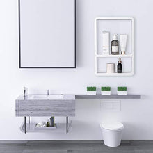 Mensola Da Parete Per Bagno, Scaffale Portaoggetti A 2 Ripiani Espositore Autoadesivo Per Cucina - Nessuna Foratura Necessaria