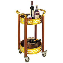 Accessori per la casa Semplicità creativa Cucina Bagno Scaffale Portaoggetti Sedia a sdraio in legno massello Hotel Semplicità creativa Servizio da vino Carrello da tè per auto 59 * 35 * 73Cm ^ ^ H
