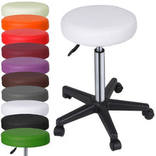 MIADOMODO Sgabelli Regolabili con Ruote Colore Bianco Set da 1