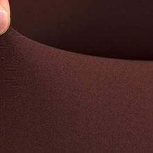 VanderHOME Copridivano Elastico Fodera per Divano in Tinta Unita in Spandex Marrone Scuro, 4 posti