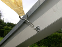 jarolift Tenda a Vela Quadrata Traspirante, 360 x 360 cm, Bianco Crema