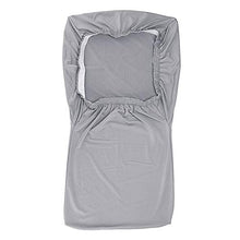 BSTKEY Coprisedia da bar elasticizzato, confezione da 4 pezzi, per sedia da bar, colore: grigio